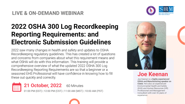2022 OSHA 300 Log Recordkeeping Reporting Requirements and Electronic Submission Guidelines