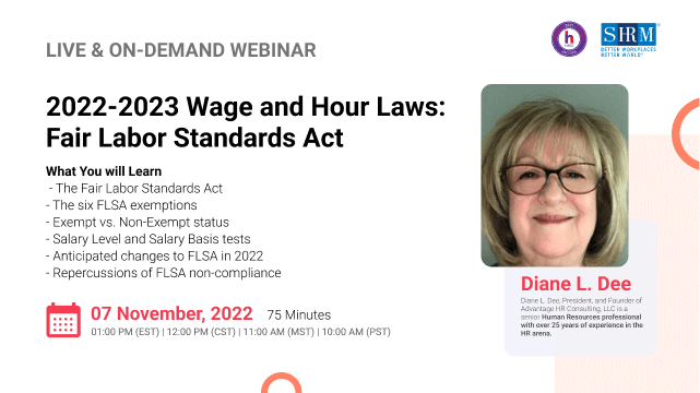 2022-2023 Wage and Hour Laws: Fair Labor Standards Act