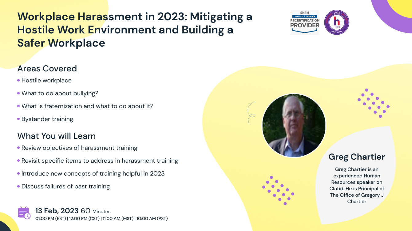 Workplace Harassment in 2023: Mitigating a Hostile Work Environment and Building a Safer Workplace
