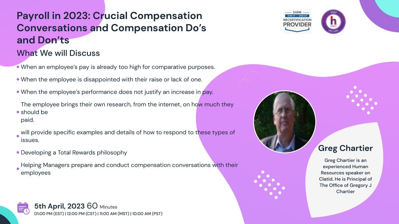 Payroll in 2023: Crucial Compensation Conversations and Compensation Dos and Don'ts