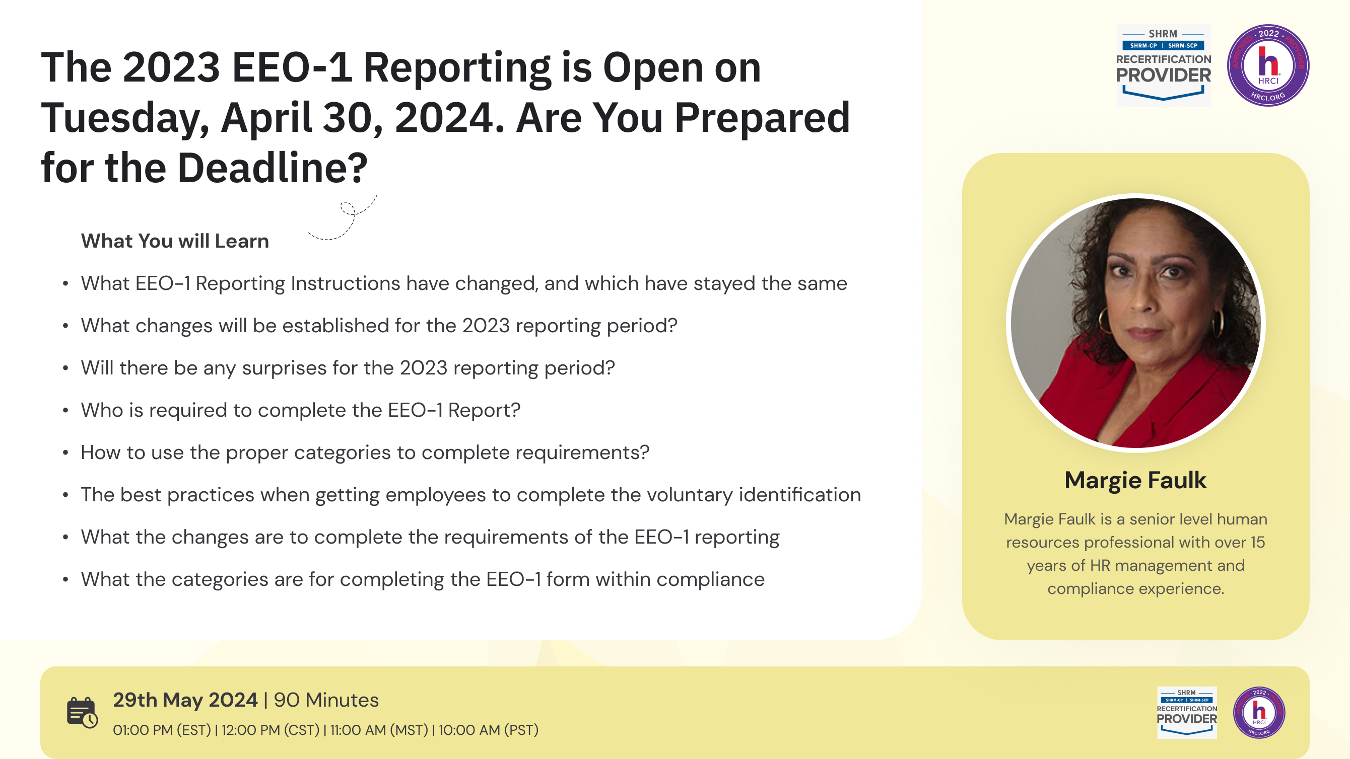 The 2023 EEO-1 Reporting is Open on Tuesday, April 30, 2024. Are You Prepared for the Deadline?