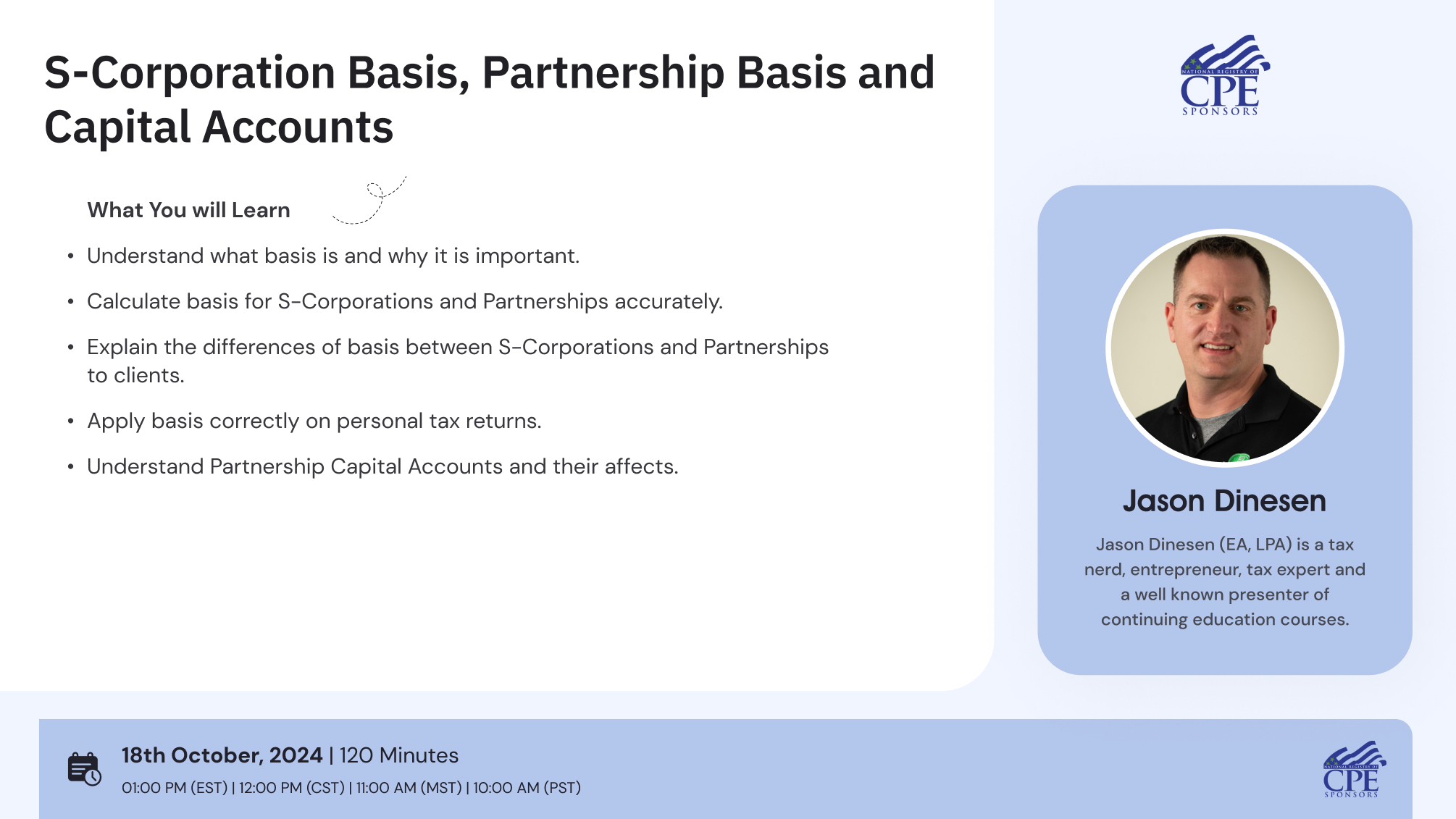 S-Corporation Basis, Partnership Basis and Capital Accounts