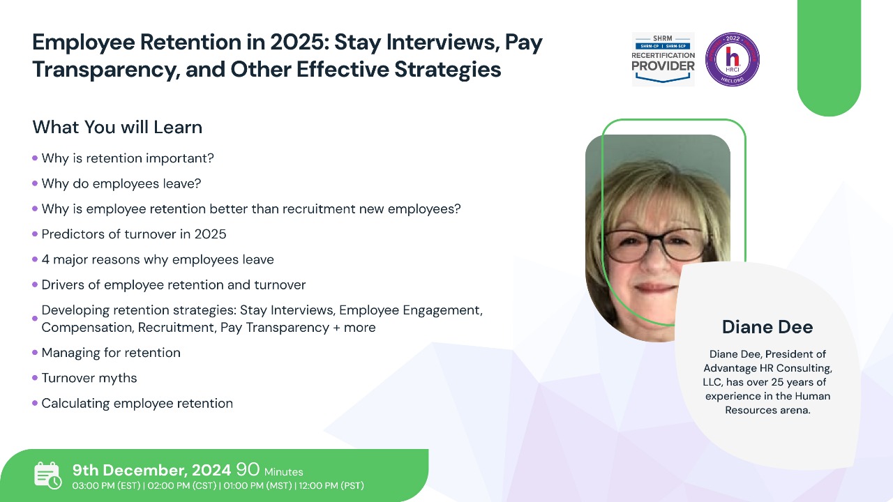 Employee Retention in 2025: Stay Interviews, Pay Transparency, and Other Effective Strategies