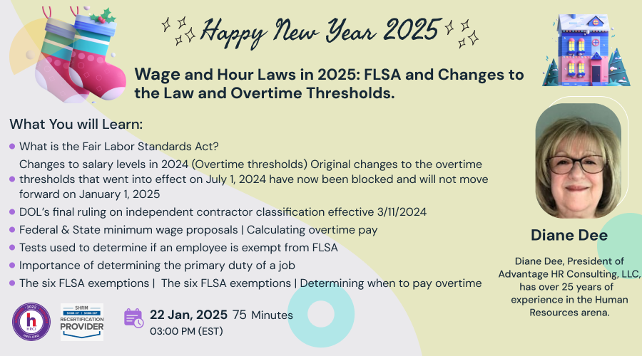 FLSA in 2025: Changes to the Law and Overtime Thresholds